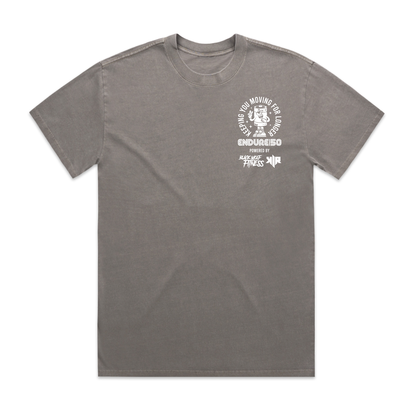 E|50 Heavy Tee: Grey